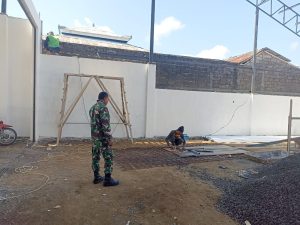 Progres KDKMP Desa Bangbang Tembus 55 Persen, Babinsa Intensif Lakukan Pengawasan