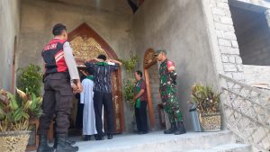 Jaga Kondusivitas Wilayah, Babinsa Bebalang Kawal Ibadah Jemaat Gereja Marga Rahayu
