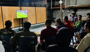 Perkuat Kemanunggalan TNI-Rakyat, Koramil 01/Bangli Ajak Masyarakat Nobar Piala Dunia 2026